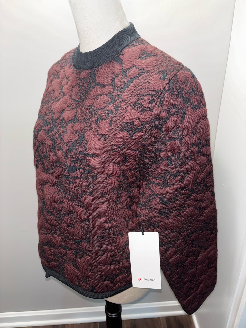 lululemon athletica Multi Textured Textured Crew Shirt NWT